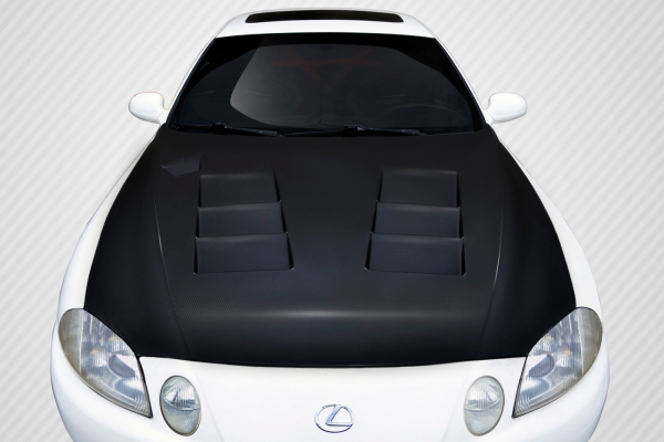 1992-2000 Lexus SC Series SC300 SC400 Carbon Creations TS-1 Hood - 1 Piece