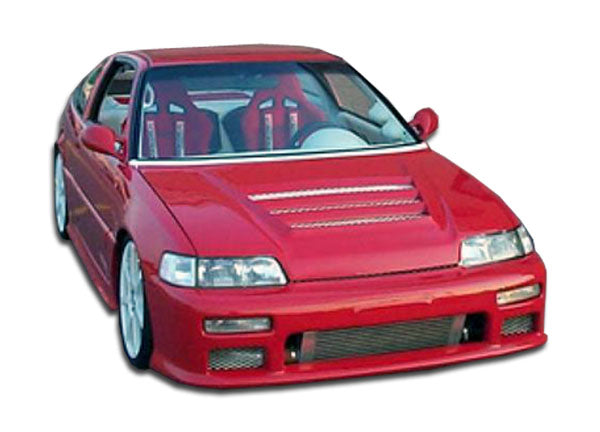 1988-1991 Honda CR-X Duraflex Type M Body Kit - 6 Piece - Includes Type M Front Bumper Cover (100815) Type M Rear Bumper Cover (100817) Type M Side Skirts Rocker Panels (100818) Type M Door Caps (1008
