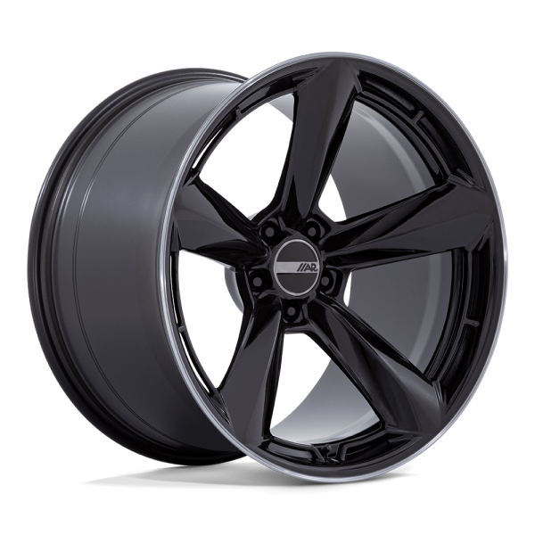 American Racing TTF 20X9.5 5X114.3 ET32 72.56 GLOSS BLACK WITH DOUBLE DARK TINT LIP