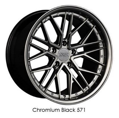 XXR 571 18X10 5X114.3 ET25 73.1 Chromium Black