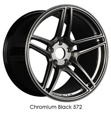XXR 572 18X10.5 5X114.3 ET25 73.1 Chromium Black